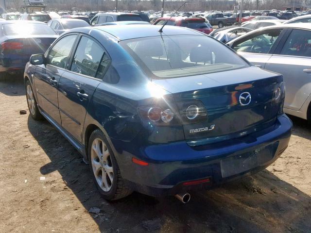 JM1BK324171748605 - 2007 MAZDA 3 S BLUE photo 3