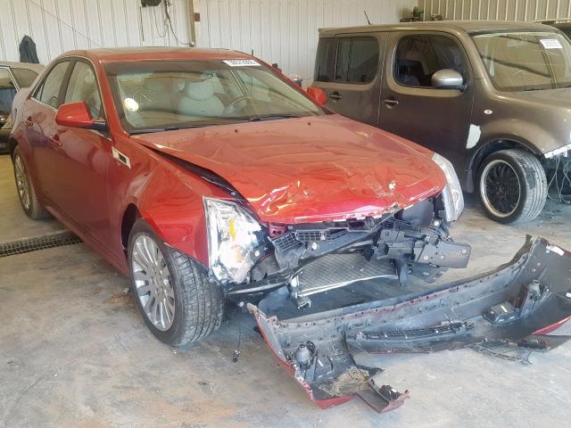 1G6DP5E35C0110059 - 2012 CADILLAC CTS PREMIU MAROON photo 1