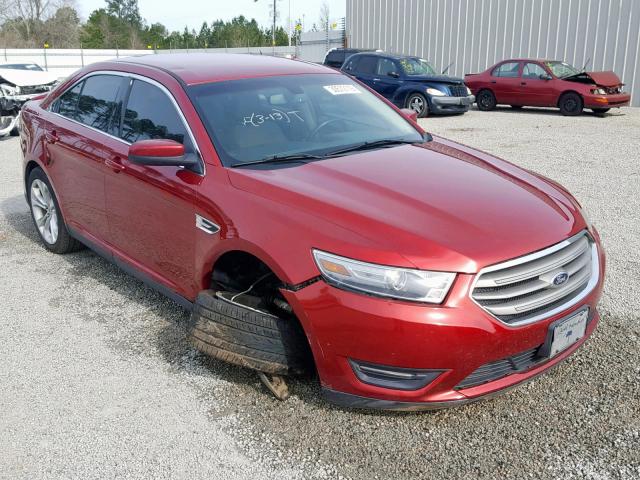 1FAHP2E82DG114562 - 2013 FORD TAURUS SEL RED photo 1