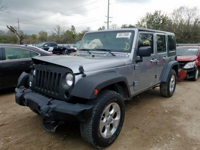 1C4BJWDG2EL325593 - 2014 JEEP WRANGLER UNLIMITED SPORT  photo 2