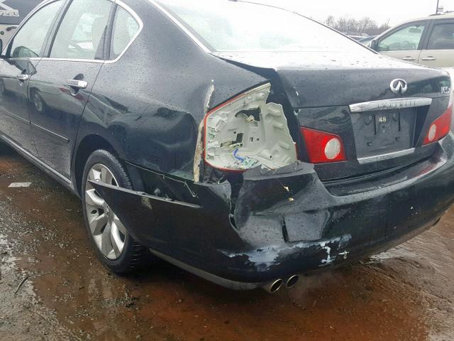 JNKAY01F86M263322 - 2006 INFINITI M35 BASE BLACK photo 9