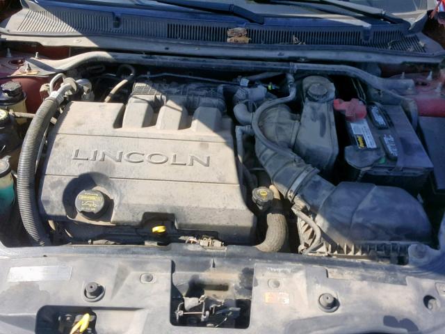 1LNHM94R49G610634 - 2009 LINCOLN MKS BURGUNDY photo 7