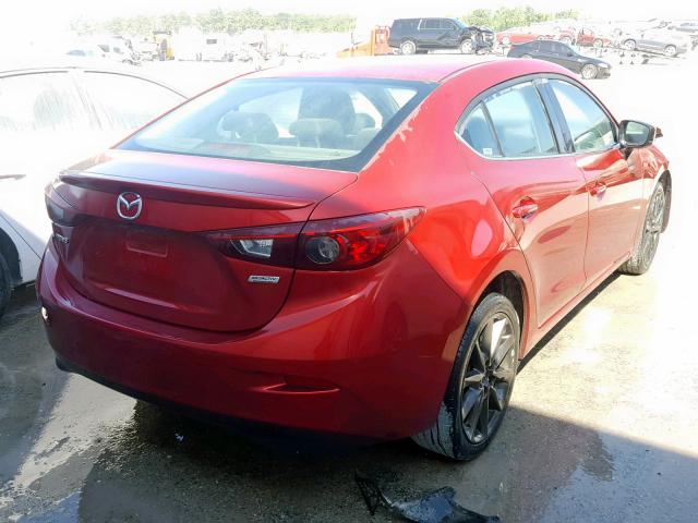 3MZBN1V34JM183921 - 2018 MAZDA 3 TOURING RED photo 4