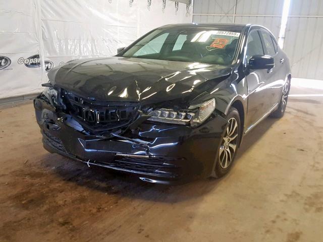 19UUB1F51FA005443 - 2015 ACURA TLX TECH შავი ფოტო 2