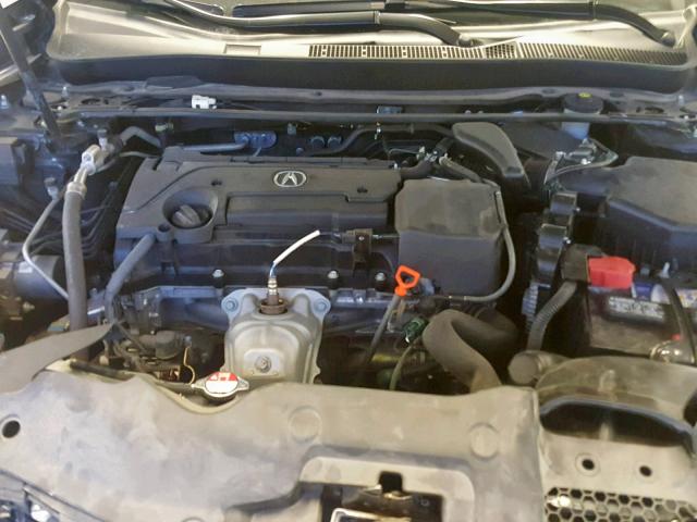 19UUB1F51FA005443 - 2015 ACURA TLX TECH შავი ფოტო 7