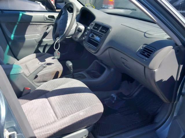 2HGEJ6617YH537513 - 2000 HONDA CIVIC BASE 青色 照片 5