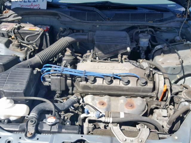 2HGEJ6617YH537513 - 2000 HONDA CIVIC BASE 青色 照片 7