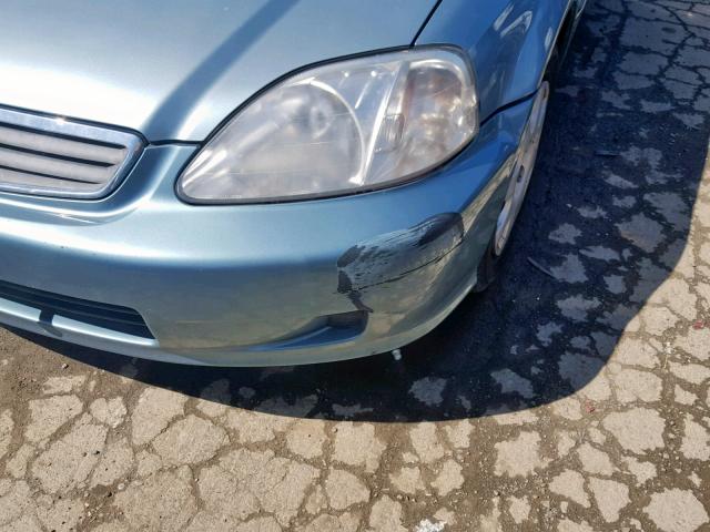 2HGEJ6617YH537513 - 2000 HONDA CIVIC BASE 青色 照片 9
