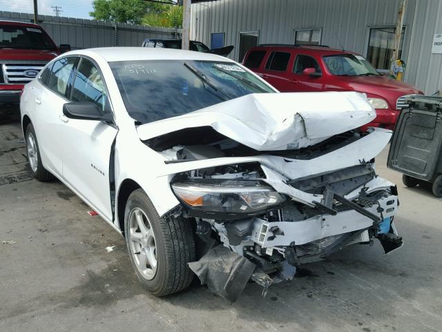 1G1ZB5ST5HF168725 - 2017 CHEVROLET MALIBU LS WHITE photo 1