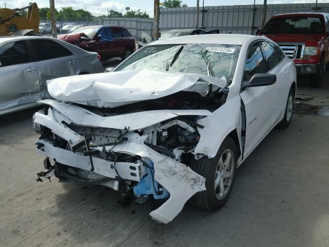 1G1ZB5ST5HF168725 - 2017 CHEVROLET MALIBU LS WHITE photo 2