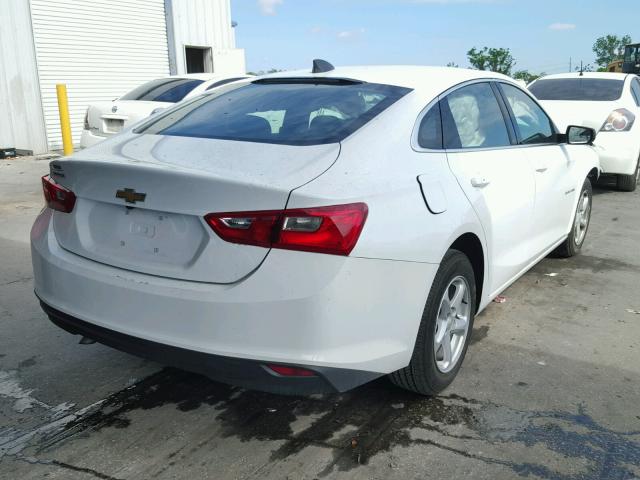 1G1ZB5ST5HF168725 - 2017 CHEVROLET MALIBU LS WHITE photo 4