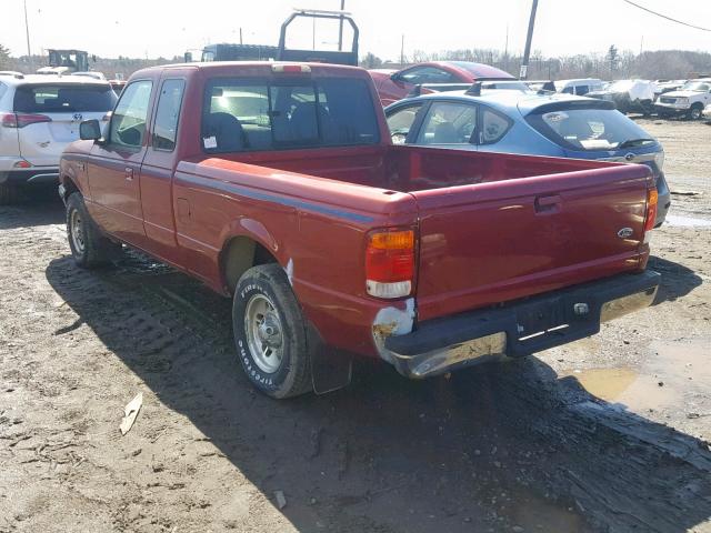 1FTYR14U4WPA18951 - 1998 FORD RANGER SUP RED photo 3