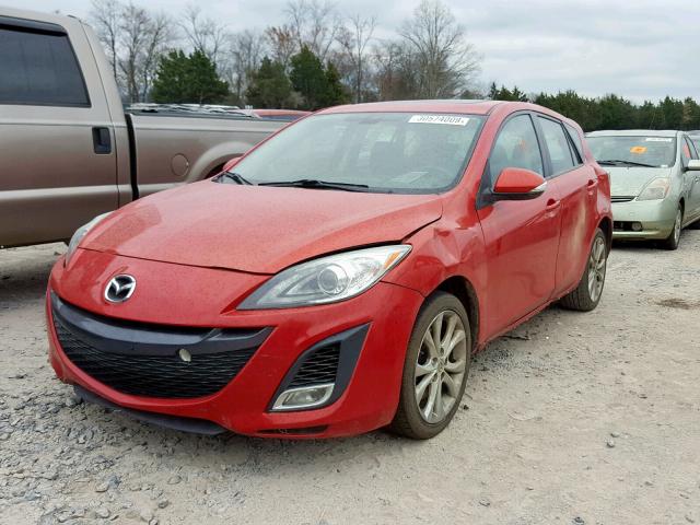 JM1BL1H5XA1132152 - 2010 MAZDA 3 S RED photo 2