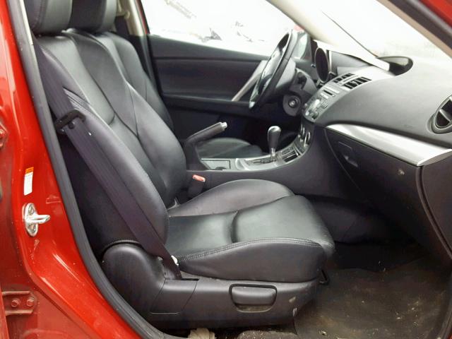 JM1BL1H5XA1132152 - 2010 MAZDA 3 S RED photo 5