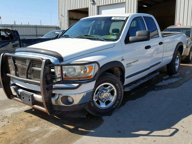 3D7KR28C46G282808 - 2006 DODGE RAM 2500 S WHITE photo 2