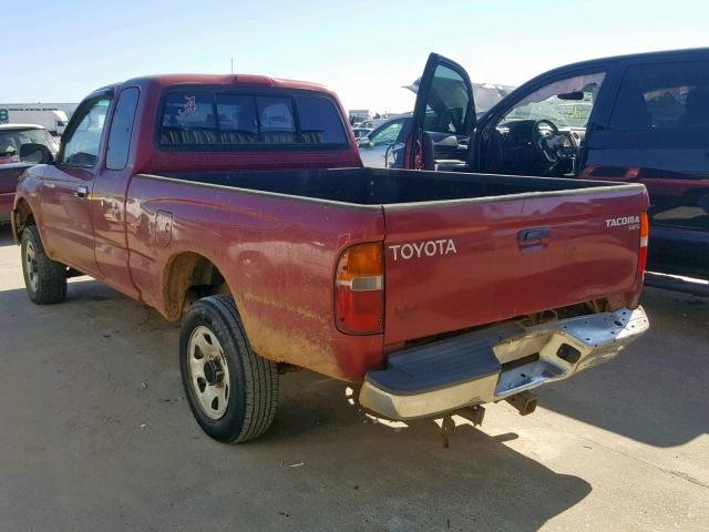 4TAWM72N7XZ454750 - 1999 TOYOTA TACOMA XTR 红色 照片 3