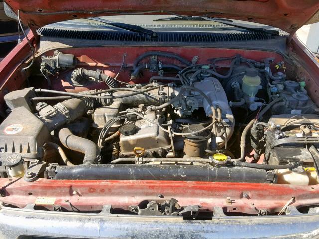 4TAWM72N7XZ454750 - 1999 TOYOTA TACOMA XTR 红色 照片 7