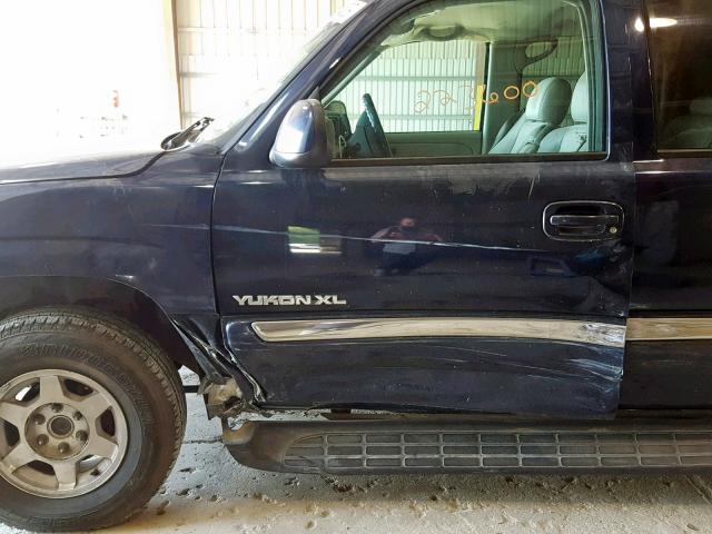 3GKEC16Z14G273592 - 2004 GMC YUKON XL C BLUE photo 9