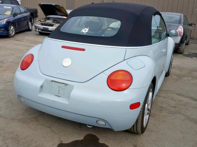 3VWCD31Y95M317767 - 2005 VOLKSWAGEN NEW BEETLE Blau Foto 4