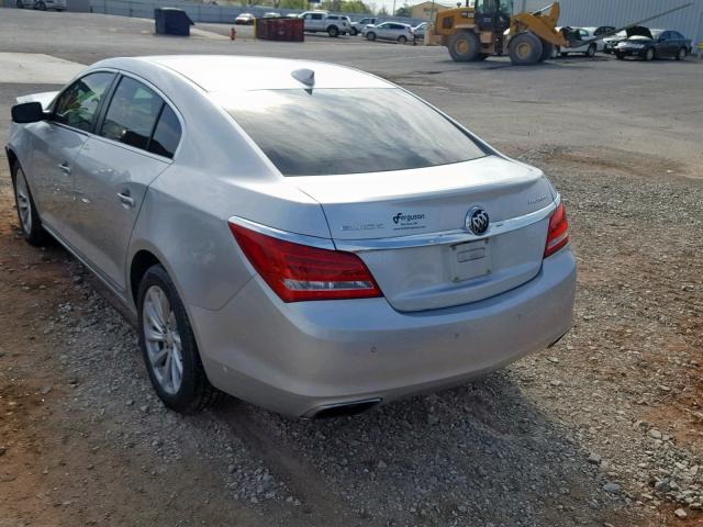 1G4GB5G33GF206874 - 2016 BUICK LACROSSE SILVER photo 3