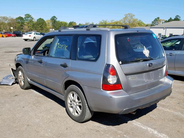 JF1SG66648H724814 - 2008 SUBARU FORESTER S SILVER photo 3