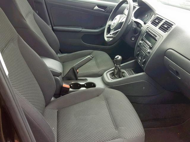 3VW1K7AJ6DM446703 - 2013 VOLKSWAGEN JETTA BASE 黑色 照片 5