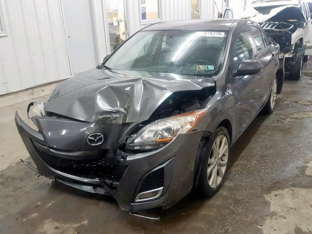 JM1BL1U6XB1362029 - 2011 MAZDA 3 S GRAY photo 2