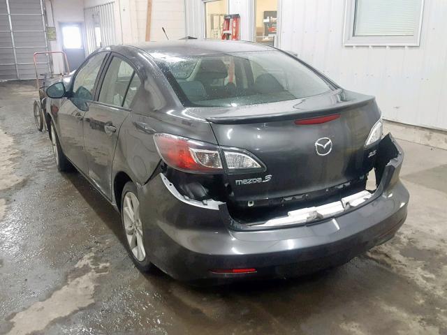 JM1BL1U6XB1362029 - 2011 MAZDA 3 S GRAY photo 3