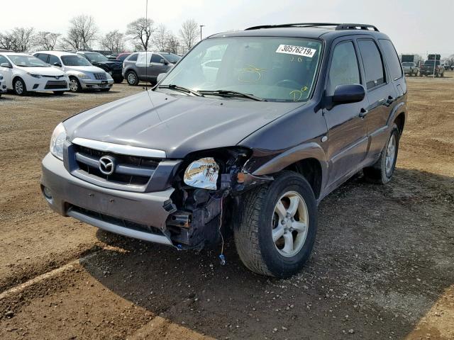 4F2CZ94106KM16427 - 2006 MAZDA TRIBUTE S SILVER photo 2