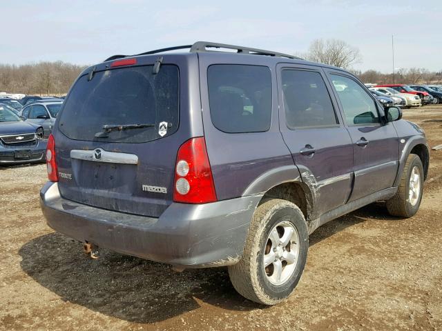 4F2CZ94106KM16427 - 2006 MAZDA TRIBUTE S SILVER photo 4