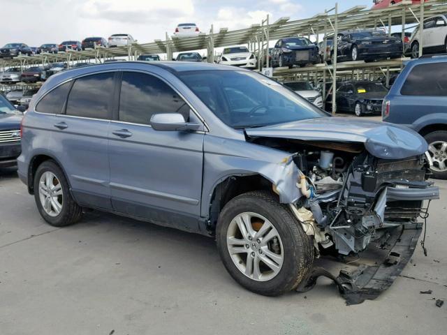 JHLRE4H74BC027305 - 2011 HONDA CR-V EXL BLUE photo 1