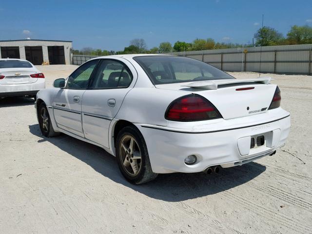 1G2NV52EXYM772625 - 2000 PONTIAC GRAND AM G WHITE photo 3