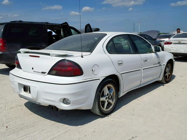 1G2NV52EXYM772625 - 2000 PONTIAC GRAND AM G WHITE photo 4