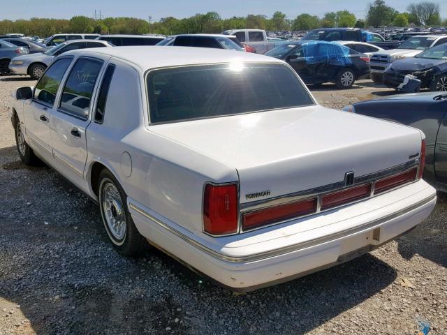 1LNLM81W8SY739524 - 1995 LINCOLN TOWN CAR E WHITE photo 3