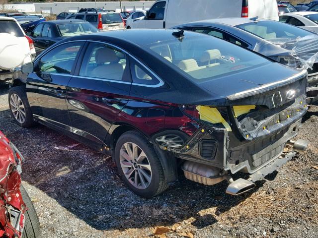 5NPE34AF3FH102749 - 2015 HYUNDAI SONATA SPO BLACK photo 3