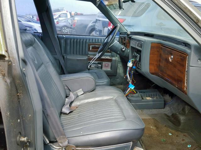 1G6DW51Y4J9730608 - 1988 CADILLAC BROUGHAM GRAY photo 5