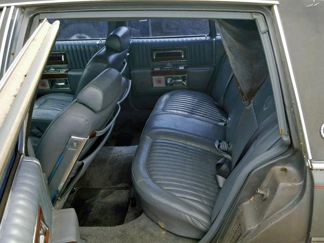 1G6DW51Y4J9730608 - 1988 CADILLAC BROUGHAM GRAY photo 6