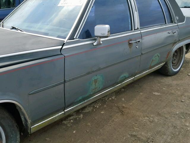 1G6DW51Y4J9730608 - 1988 CADILLAC BROUGHAM GRAY photo 9