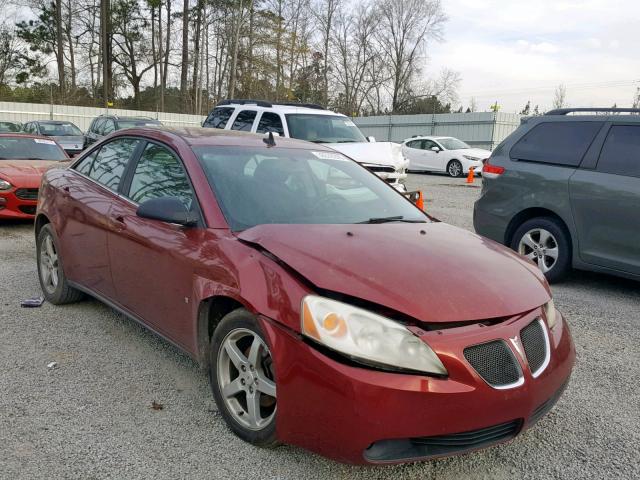 1G2ZH57N494128329 - 2009 PONTIAC G6 GT BURGUNDY photo 1