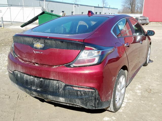 1G1RB6S54HU194817 - 2017 CHEVROLET VOLT PREMI RED photo 4