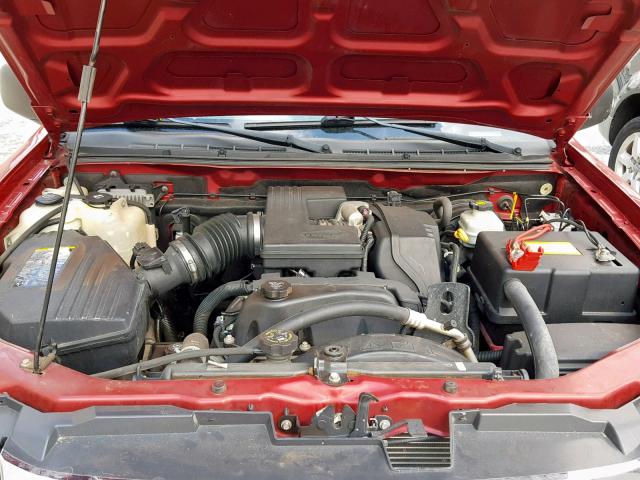 1GTDT136968308177 - 2006 GMC CANYON MAROON photo 7