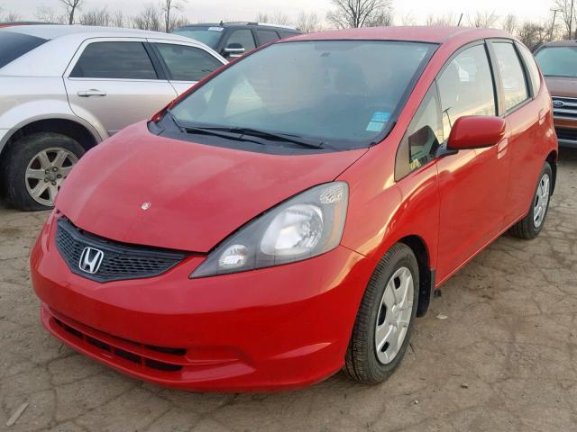 JHMGE8H33CS008470 - 2012 HONDA FIT RED photo 2