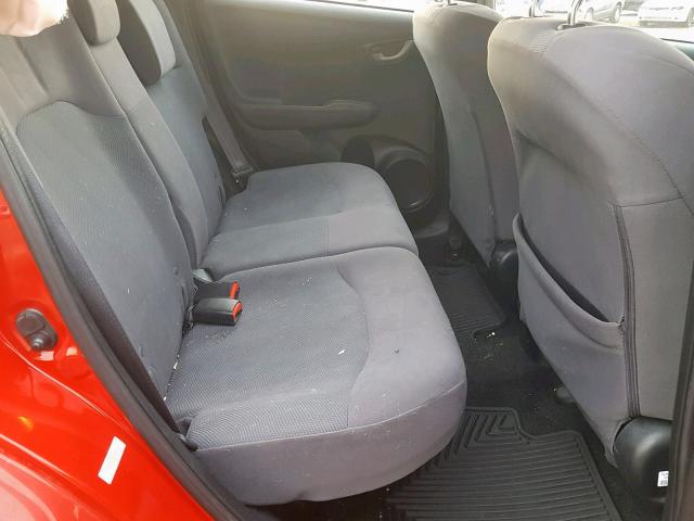 JHMGE8H33CS008470 - 2012 HONDA FIT RED photo 6