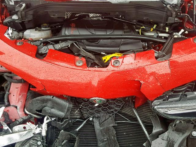 ZASFAKNN4J7B91591 - 2018 ALFA ROMEO STELVIO TI RED photo 7