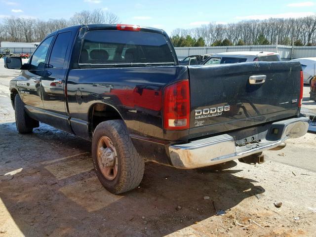 3D7KA28C94G109175 - 2004 DODGE RAM 2500 S შავი ფოტო 3