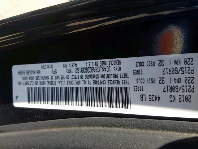 1C4NJCBA9CD639162 - 2012 JEEP COMPASS SP Сұр фото 10