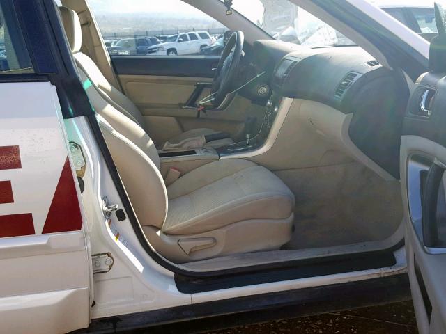 4S4BP61C777328285 - 2007 SUBARU LEGACY OUT TWO TONE photo 5