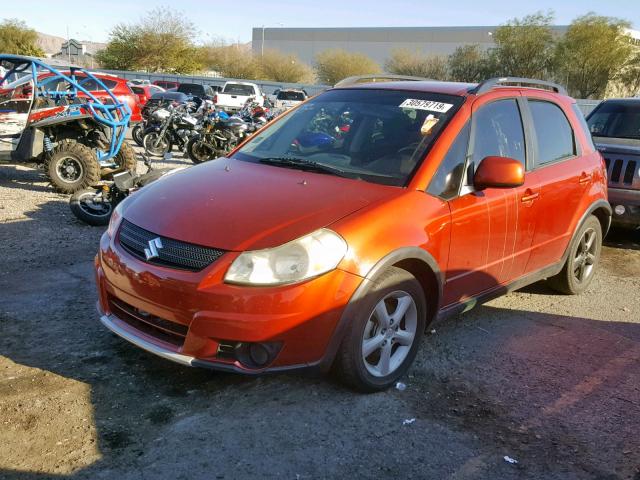 JS2YB413675104878 - 2007 SUZUKI SX4 ORANGE photo 2