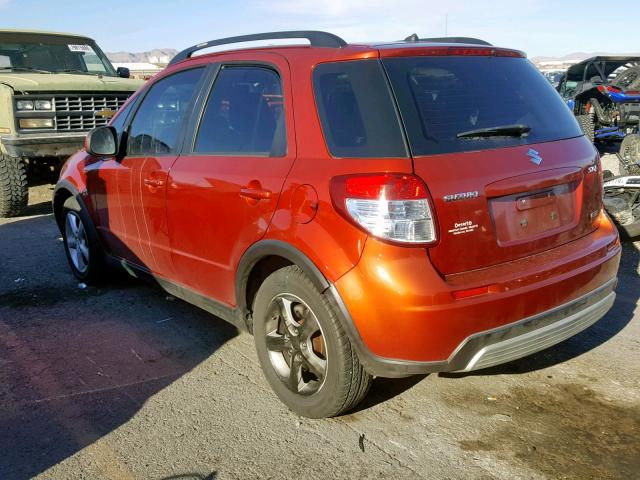 JS2YB413675104878 - 2007 SUZUKI SX4 ORANGE photo 3