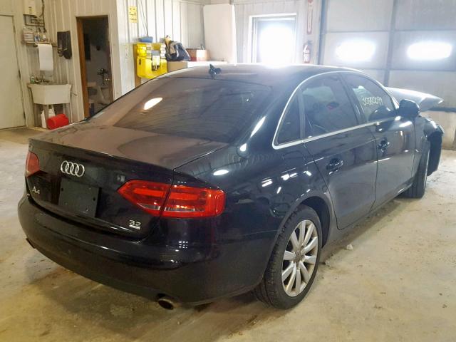 WAULK78K99N006334 - 2009 AUDI A4 3.2 QUA BLACK photo 4